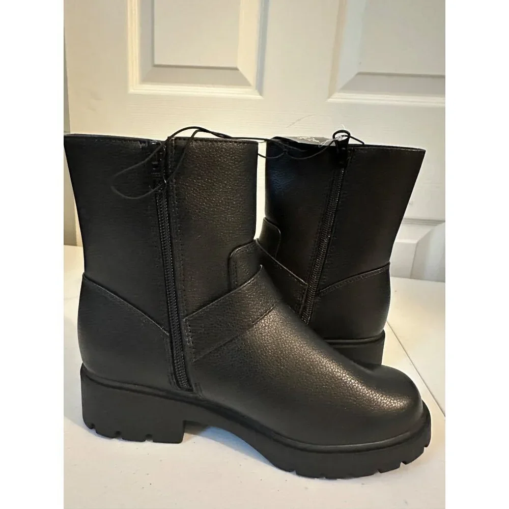 Art Class Big Girl’s Perry Ankle Buckle Boots size 3 NWT